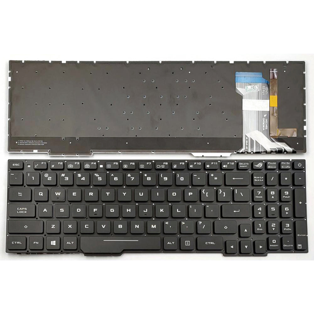 New Black Color Keyboards for ASUS GL553 US GL553V GL553VW ZX553VD ZX53V ZX73 FX553VD FX53VD Laptop Keyboards