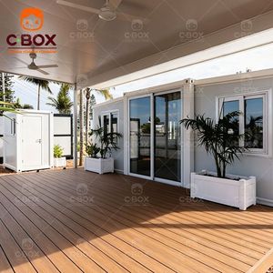 บ้านคอนเทนเนอร์แบบขยายได้ Cbox ขนาด 20 ฟุต แบบวิลล่าสองปีก สำหรับอยู่อาศัย พกพาได้ กันน้ำ เหมาะสำหรับรีสอร์ทหรืออพาร์ทเมนท์ในสวนหลังบ้าน - Product Image 3