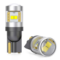 W5W LED T10 Autolichter 12V 24V 10-65V LKW-Innenraumbeleuchtung Kartenleselampen Canbus 6SMD CSP Parkleuchten Signallampen Weiß Gelb