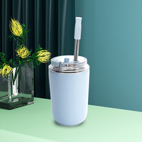 280ml Mini Niedliche Kinder-Trinkbecher Edelstahl Isolierter Kaffeebecher Isolierte Flasche Mit Strohhalm