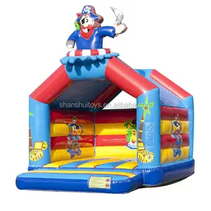 Corsair-castillo inflable de rebote para niños, castillo hinchable de dibujos animados, divertido