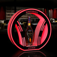 Support à vin lumineux, base de bar, décoration de bouteille de vin, présentoir personnalisé pour boîte de nuit, KTV, accessoires à vin personnalisés