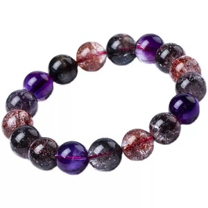 Wholesale 8mm <strong>Bead</strong> Charm <strong>Bracelet</strong> Natural Quartz Stone Super Seven Crystal <strong>Bracelet</strong> for Party Wedding Gift - Product Image 6