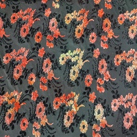 Hochwertiger Korea Velvet Fabric Flower Jacquard für Damen kleider Home Decor Polster taschen-Leicht gestrickt