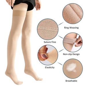 Chaussettes <span class=keywords><strong>de</strong></span> Compression Médicales Anti-Varices 20-30 Mmhg pour Femmes Chaussettes <span class=keywords><strong>de</strong></span> Compression Médicales <span class=keywords><strong>de</strong></span> Circulation - Product Image 2