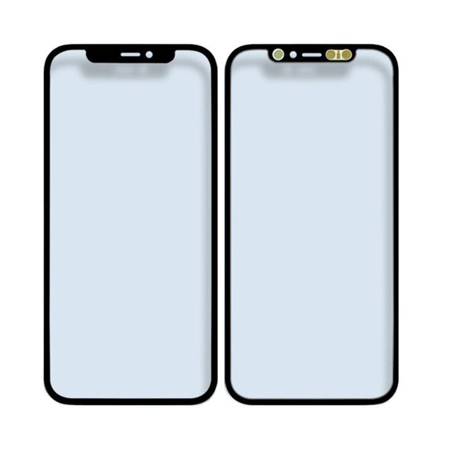 Front Outer Screen Glass With OCA Glue for iPhone X Xs Xr 11 12 13 14 15 16 Pro Max LCD Screen Repair Parts