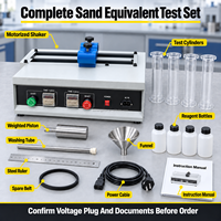 Appareil numérique automatique de test d'équivalent de sable pour l'analyse des granulats dans les matériaux d'asphalte et de béton – Équipement de laboratoire