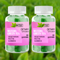 Bonbons gélifiés pour adultes stimulant le métabolisme avec extrait de thé vert matcha EGCG et vitamine C - Vitamines