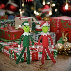 Babbo Natale malvagio e elfo natalizio divertenti e decorazioni natalizie Festive - Product Image 5