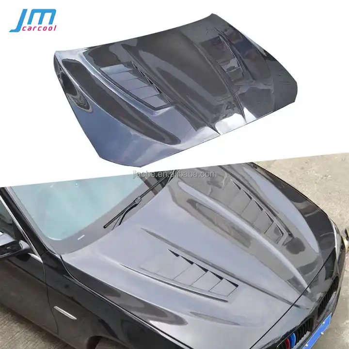 carbon fiber front engine hood bonnet