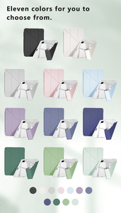 <span class=keywords><strong>Funda</strong></span> Protectora SYX Y Fold a Prueba de Golpes con Función de Activación/Suspensión Automática para <span class=keywords><strong>iPad</strong></span> Air 5 2022/Air 4 10.9/Pro 11 2021/2020/2018 7ª, 8ª y 9ª Generación - Product Image 4