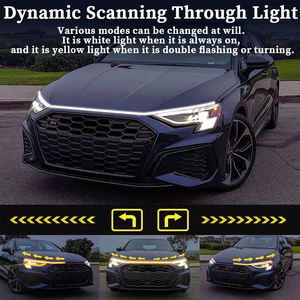 ที่คลุมฝากระโปรงหน้าเครื่องยนต์แบบไดนามิก12V กันน้ำได้อเนกประสงค์สัญญาณเลี้ยวสำหรับรถยนต์และรถบรรทุกของขวัญสำหรับรถยนต์-71" - Product Image 2