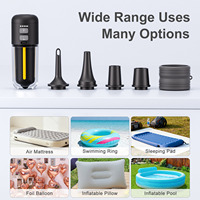 Pompe à air portable mini 2026 en plastique, charge Type C 2000 mAh, débit d'air 240 L/min, pour sacs sous vide - Grande Vente