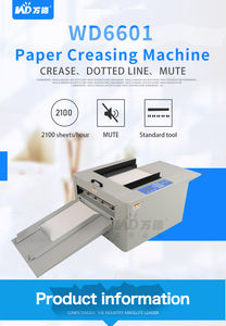 Macchina Automatica per la Lavorazione della Carta WD-6601 A3+ con Funzione di Cordonatura e Perforazione 220V/110V Garanzia di 1 Anno - Product Image 5