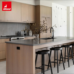 Allandgroup Migliori Aziende di Mobili, Armadio da <span class=keywords><strong>Cucina</strong></span> ad Angolo a L con Ante a Lastra e Sistema di Chiusura Elettrica Intelligente - Product Image 2