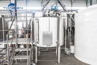 Cuve sous pression de 1000 L pour la fabrication de kombucha et le traitement de l'alcool, en acier inoxydable