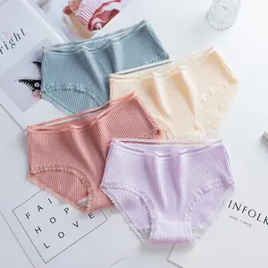 <span class=keywords><strong>Slip</strong></span> da <span class=keywords><strong>Donna</strong></span> in <span class=keywords><strong>Cotone</strong></span> Traspirante di Alta Qualità, Intimo Sexy Femminile all'Ingrosso - Product Image 3