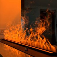 Chimenea Eléctrica Inteligente con Control por Aplicación, Vaporizador de Agua 3D, Humidificador