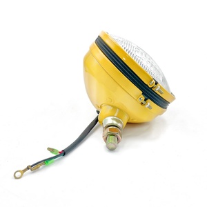 Ánh sáng đèn pha thuyền phổ đèn màu vàng nhỏ đèn tròn cho 12V không thấm nước đèn sương mù xe - Product Image 3