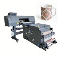 Printer DTF ATUE I3200 60cm Dual Head Semi-Otomatis Roll-To-Roll Tinta Pigment Baru Garansi 1 Tahun Kompatibel Epson Penggoyang Bubuk