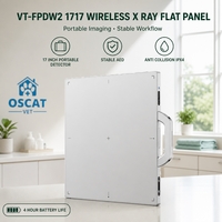 Détecteur de panneau plat à rayons X sans fil OSCAT VET, détecteur de panneau plat à rayons X portable, équipement vétérinaire pour les cliniques et hôpitaux vétérinaires