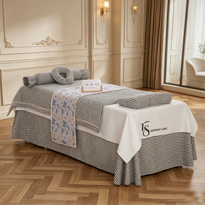 Copripiumino Xiaoxiangfeng Premium 200TC, Set di 4 Pezzi, Lussuoso per Hotel, Spa, Massaggi e Trattamenti Capillari, per Centri Benessere - Product Image 1