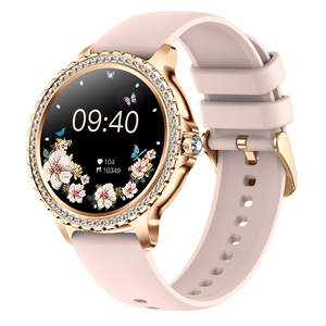Lady Luxe Smart Watch 1.32 \ "Ips Scherm Met Diamanten Bezaaide Mode Bt Call Ip67 Sport Slaap Tracker Voor Vrouwen Ios 220Mah Nieuw - Product Image 4