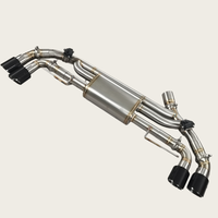 Système d'échappement Catback pour pièces automobiles, avec embouts d'échappement quadruples, tuyau d'échappement, soupape électronique et silencieux pour BMW X5 G05 50E 4.4T