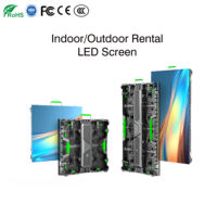 Écran LED intérieur et extérieur étanche 8K HD 500*500mm P2.9 P3.9 P4.8 portable pour la publicité de concert
