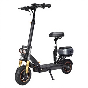 Trottinette électrique pliable à deux roues transfrontalière avec batterie au lithium, autonomie <span class=keywords><strong>de</strong></span> 35 km, vitesse <span class=keywords><strong>de</strong></span> 18 km/h, longue durée <span class=keywords><strong>de</strong></span> <span class=keywords><strong>vie</strong></span> <span class=keywords><strong>de</strong></span> <span class=keywords><strong>la</strong></span> batterie, pneus tout-terrain <span class=keywords><strong>de</strong></span> 11 pouces - Product Image 1