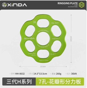 Placa de <span class=keywords><strong>Anclaje</strong></span> Grande de Aleación de Aluminio XINDA 7075, Nuevo Diseño, 36kN, Placa Multiagujeros Resistente para <span class=keywords><strong>Escalada</strong></span> y <span class=keywords><strong>Anclaje</strong></span> - Product Image 2