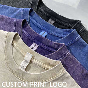 Camiseta de Hombre Extra Grande, Estilo Vintage, 100% Algodón, con Serigrafía Personalizada, Hombros Caídos y Tela Gruesa - Product Image 2