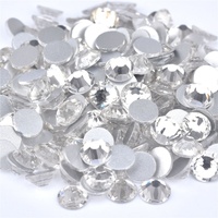 Vente en gros 1kg Emballage en vrac Strass non correctifs Strass cristal blanc dos plat pour Nail Art