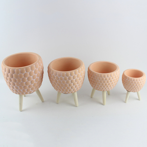 Macetas de jardín urbanas con logotipo personalizado de Venta caliente <span class=keywords><strong>maceta</strong></span> de cemento de decoración popular para el hogar con color opcional - Product Image 3