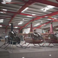 Hangar d'avion à réaction préfabriqué en métal de grande portée à faible coût de haute qualité