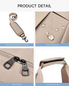 Sac de voyage léger, respirant, pliable, approuvé par les compagnies aériennes, avec fermeture éclair tendance - Product Image 6