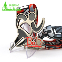 Médailles d'haltérophilie en métal plaqué or 2D personnalisées prix sportif médailles d'événement d'athlétisme de médaille et de récompense
