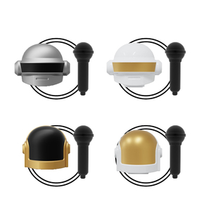 KT1063 Briques Musicien Groupe de musique électronique française Daft Punk Chanteur Assemblage Mini Blocs de construction Figurines Jouets pour enfants - Product Image 1
