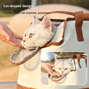 Toast <b>Cat</b> Dog Breathable Spring Outing Portable Folding Pet <b>Backpack</b> Polyester Zhejiang Model 40808800BE020 - Product Image 2