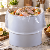 Grands sacs de cuisson pour dinde, résistants à la chaleur, transparents, pour poulet, viande, volaille, emballage alimentaire