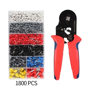 HSC8 6-4A 0.25-10mm2 Crimping <strong>Plier</strong> +1200PCS Ferrule Terminal <strong>Set</strong> - Product Image 2