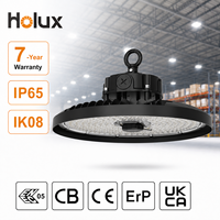 Projecteur LED UFO à lentille PC en aluminium moulé sous pression, IP65 IK08, garantie 7 ans, puces LED Liteon 5050, 200 lm par W, pour usine et entrepôt