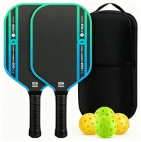 Raket Pickleball Serat Karbon T700 Custom Cold Press Terlaris Es6, Desain Kustom Seri Pro untuk Grosir Butik
