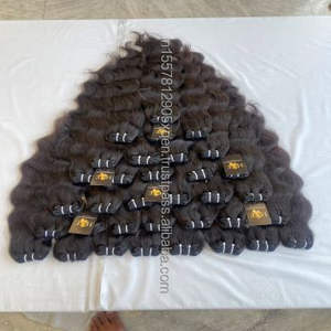 Pelucas con cierre de encaje HD para mujeres negras, cabello humano ondulado con cuerpo prearrancado, pelo humano sin procesar - Product Image 2