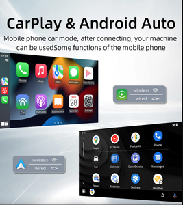 วิทยุติดรถยนต์มัลติมีเดีย 2 Din ขนาด 7 นิ้ว เครื่องเล่น MP5 รองรับ Android Auto และ <span class=keywords><strong>Apple</strong></span> Carplay พร้อมบลูทูธ สำหรับรถยนต์ VW - Product Image 6