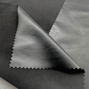 Tissu en <span class=keywords><strong>cuir</strong></span> synthétique PU effet mouillé extensible dans les 4 sens, sans PFAS, stock d'usine, pour leggings et vêtements - Product Image 2