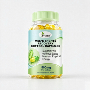 Men's Sports Recovery Softgel Capsules 800mg 60pcs Support <b>Post</b> Workout Status Maintain Physical Energy Fitness Supplement OEM - Product Image 1