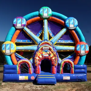 outdoor bouncy castle ferris wheel bounce house inflatable bouncer commercial bouncer jumping castle for party