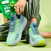 Chaussures de course ultralégères pour hommes et femmes, chaussures de sport à coussinets, baskets en maille, chaussures de marche tendance pour hommes, chaussures de plein air pour hommes