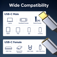 Câble d'extension USB-C, transfert de données 10 Gbps et charge rapide 100 W, cordon mâle vers femelle de type C pour PSVR2, MacBook Air, iPad Pro
